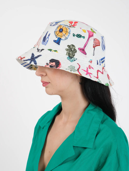 Bucket Printed Hat