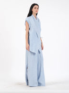 French Wrap Linen Co-Ord Set