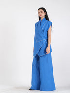 French Wrap Linen Co-Ord Set