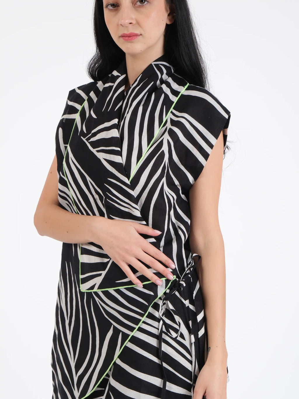 French Wrap Linen Co-Ord Set