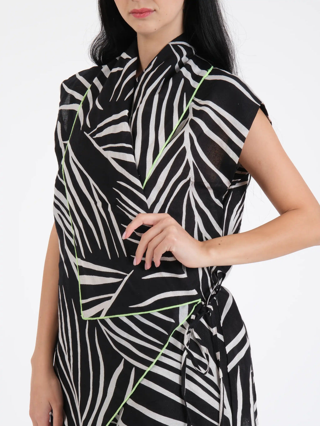 French Wrap Linen Co-Ord Set