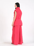 French Wrap Linen Co-Ord Set