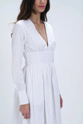 Flared Mid-length Cotton dress
