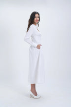 Flared Mid-length Cotton dress Le Concept