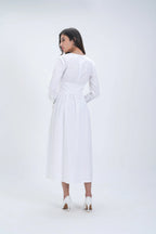 Flared Mid-length Cotton dress Le Concept