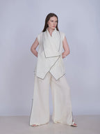 French Wrap Linen Co-Ord Set