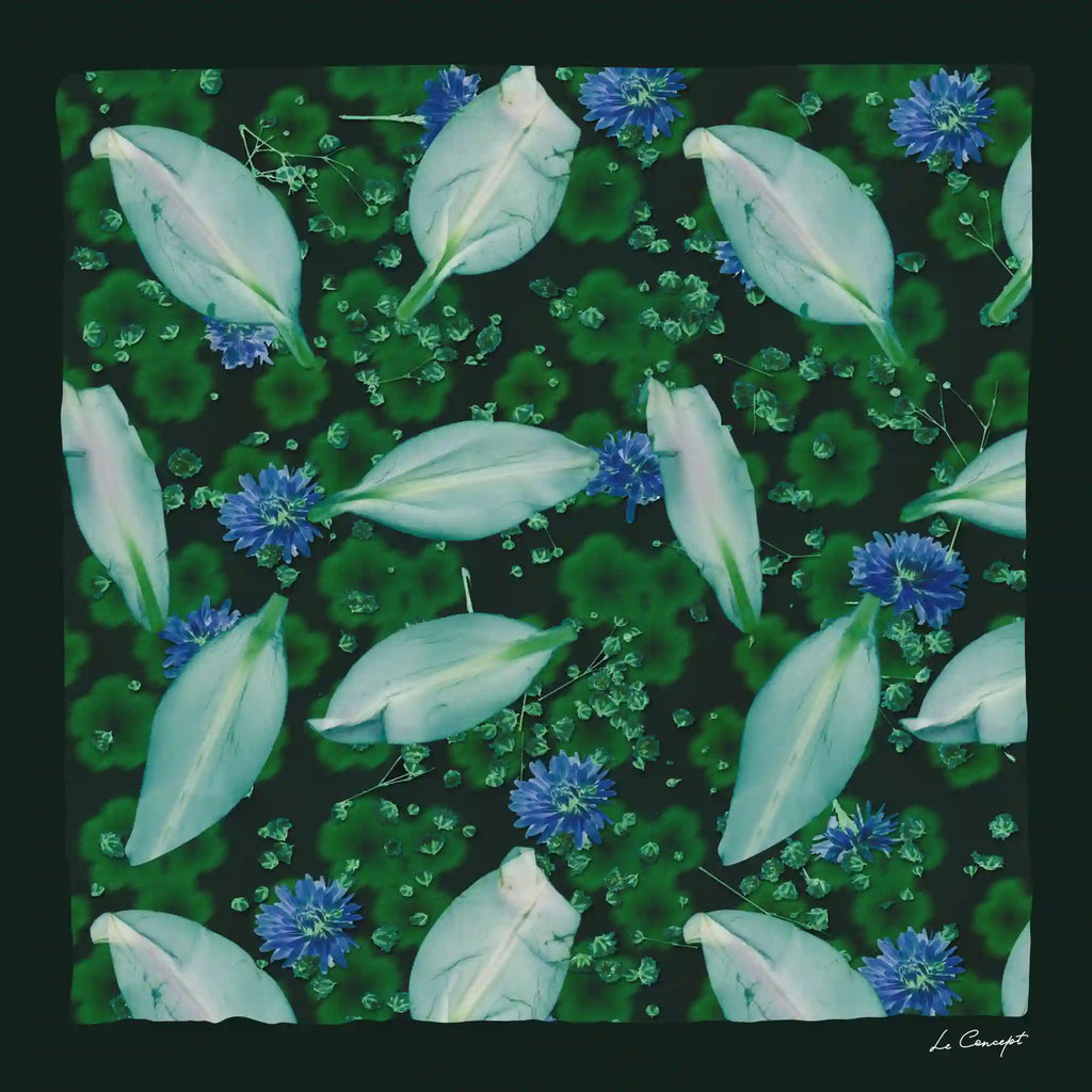 Trompe L’œil Flower Bandana