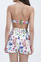 Jupe-short en coton Riviera