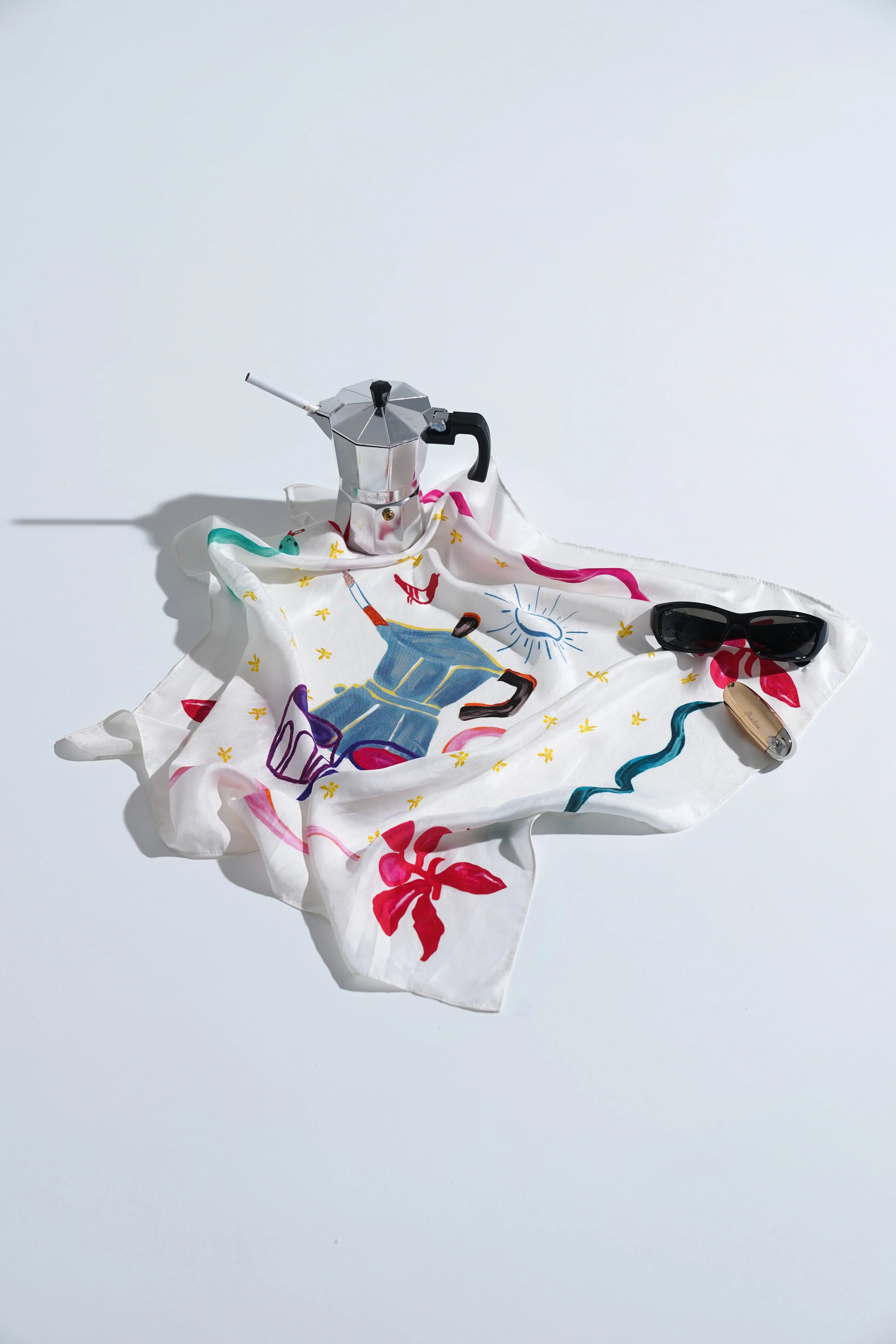 South of France Silk Scarf