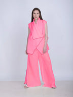 French Wrap Linen Co-Ord Set