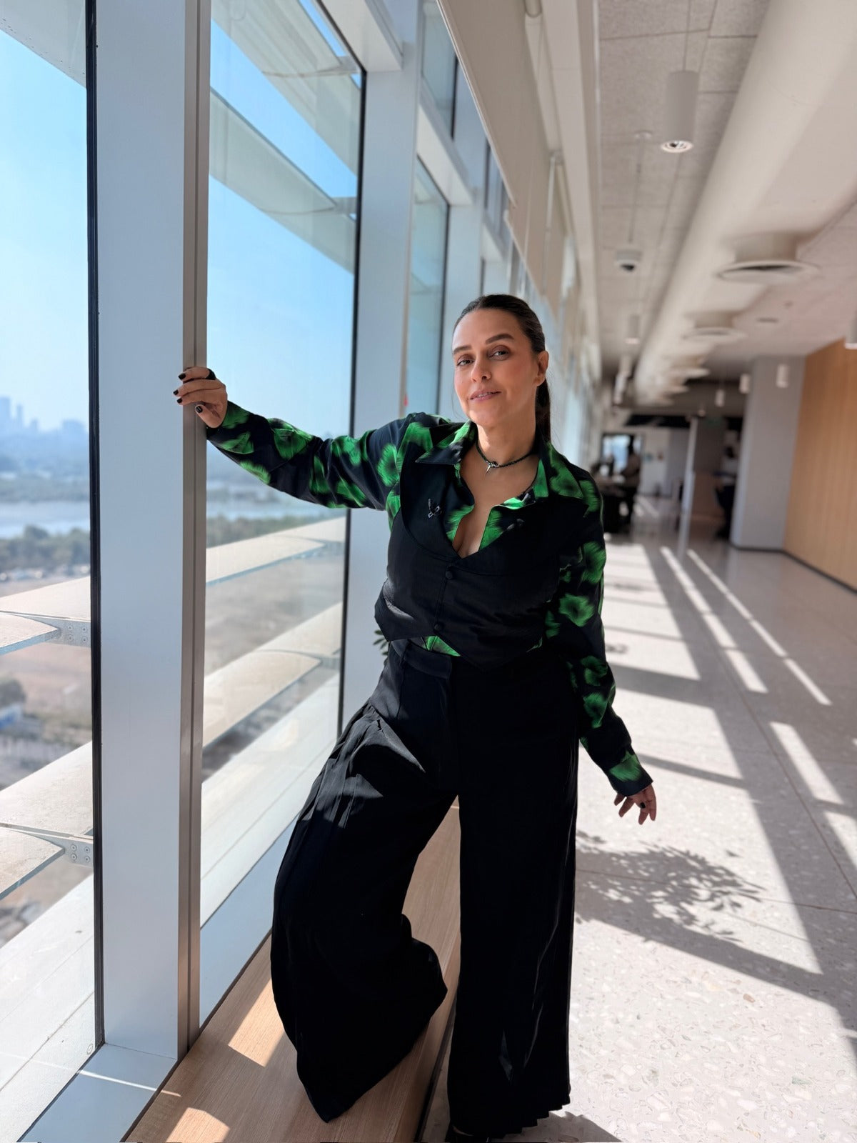 Aly Printed Cotton Shirt