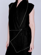 French Wrap Linen Co-Ord Set