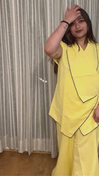 French Wrap Linen Co-Ord Set
