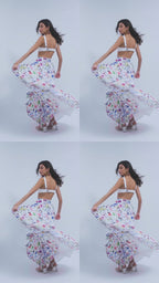 Jupe longue Riviera à volume