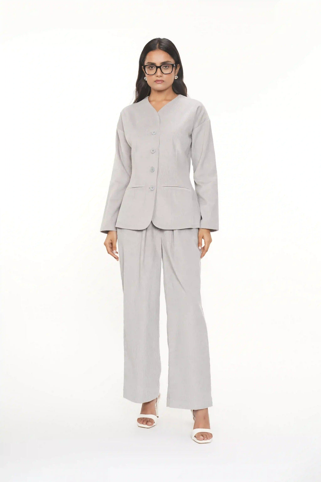 MONA L.GREY CORDOURY JACKET