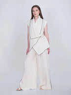 French Wrap Linen Co-Ord Set